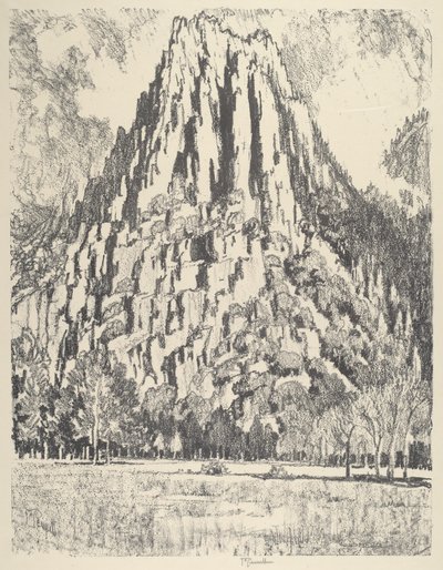 Payandalar, Yosemite by Joseph Pennell