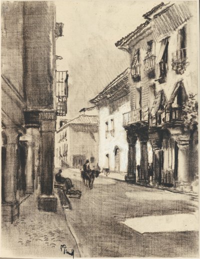 Calle Belediye Başkanı Alcala by Joseph Pennell