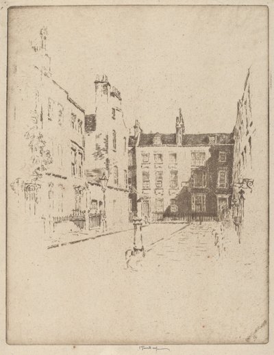 Cowley Caddesi, Westminster by Joseph Pennell