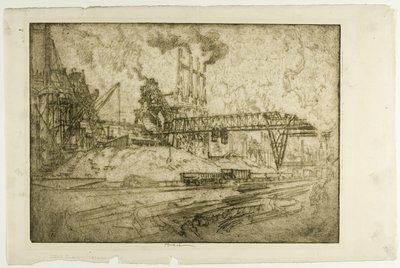 Vinçler, Bessemer by Joseph Pennell