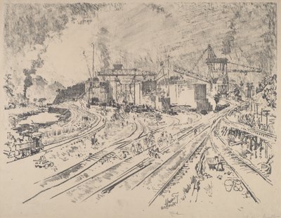 Sabah Erken, Miraflores, 1912. by Joseph Pennell