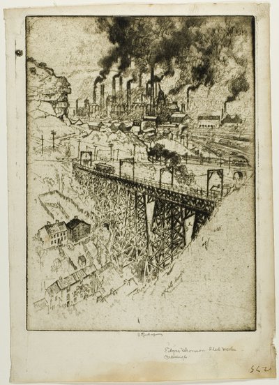 Edgar Thompson İşleri, Bessemer by Joseph Pennell
