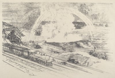 Şelale İstasyonu, Niagara by Joseph Pennell