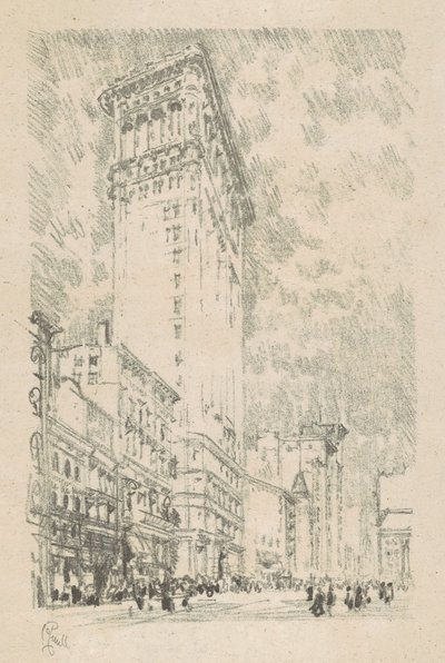 Flatiron Binası, 1904. by Joseph Pennell