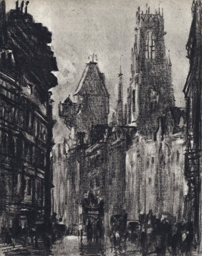 Filo Caddesi by Joseph Pennell