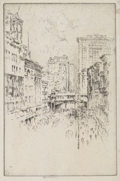Kırk İkinci Sokak by Joseph Pennell