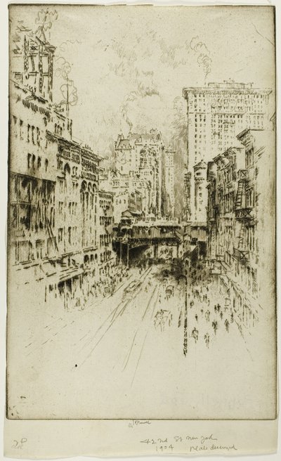 Kırk İkinci Sokak by Joseph Pennell