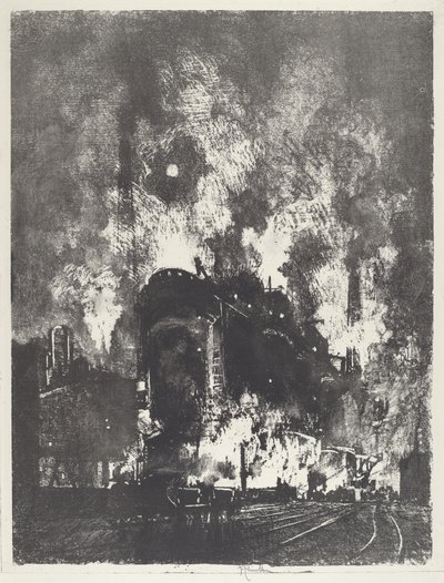 Geceleri Fırınlar by Joseph Pennell