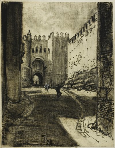 Ağ Geçidi, Segovia by Joseph Pennell