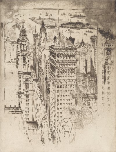 Altın Korniş, No.II, 1915. by Joseph Pennell
