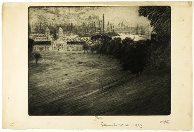 Greenwich Parkı, No. 2 by Joseph Pennell
