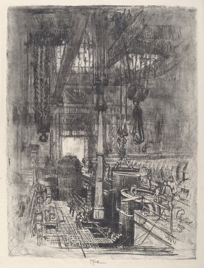 Silah Çukuru, No.II, 1917. by Joseph Pennell