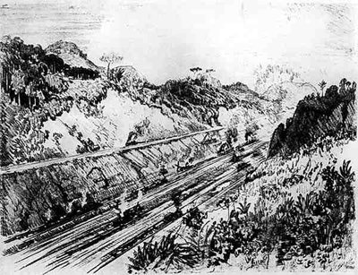 Cut at Las Cascades