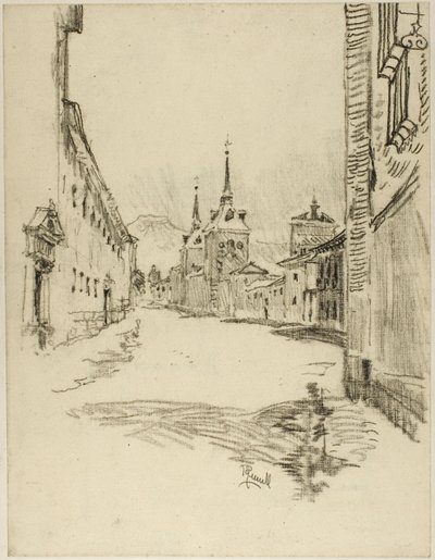 Sokakları Geniş ve Sessiz by Joseph Pennell