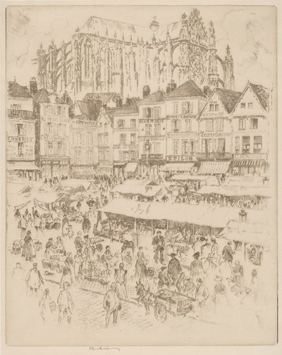 Yer, Beauvais by Joseph Pennell