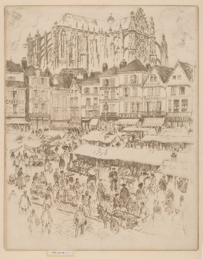 Yer, Beauvais by Joseph Pennell