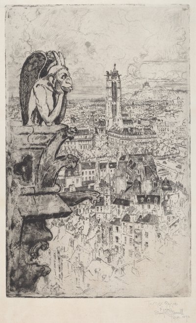 Le Stryge by Joseph Pennell
