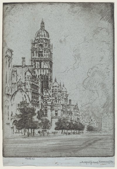 muhteşem Kensington by Joseph Pennell