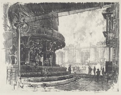 Pik Demir Yapımı, 1916. by Joseph Pennell