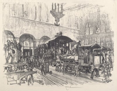Savaş Lokomotifleri Yapımı by Joseph Pennell