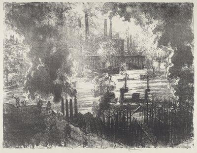 Mühimmat Nehri by Joseph Pennell