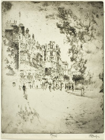 Park şeridi by Joseph Pennell