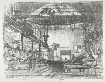 Büyük Kabukları Planya by Joseph Pennell
