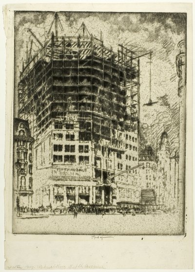 Beşinci Caddeyi Yeniden İnşa Etmek by Joseph Pennell