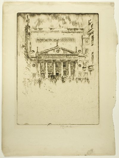 Kraliyet Haymarket Tiyatrosu by Joseph Pennell