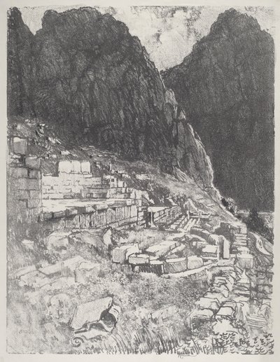 Mighty, Delphi Koltukları by Joseph Pennell