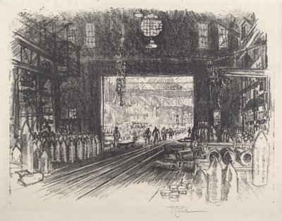 Kabuk Fabrikası, No.II by Joseph Pennell