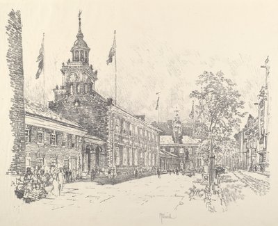 Devlet Binaları, 1912. by Joseph Pennell