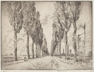 Cadde, Valenciennes by Joseph Pennell