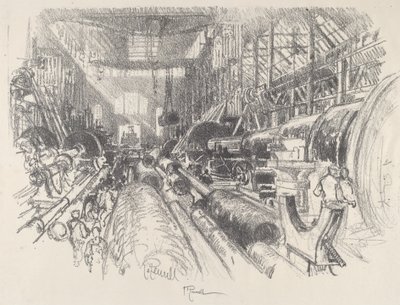 Dünyanın En Büyük Torna Tezgahı by Joseph Pennell