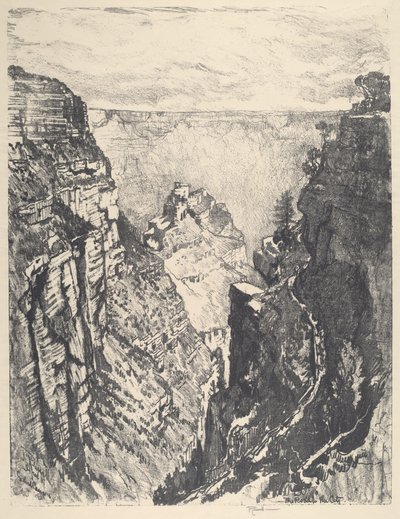 Parlak Melek Yolu, 1912. by Joseph Pennell