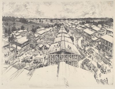 Kamp, Yeni Mimari by Joseph Pennell