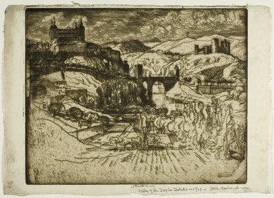Kaleler, Toledo by Joseph Pennell