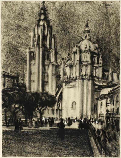 Katedral, Toledo by Joseph Pennell