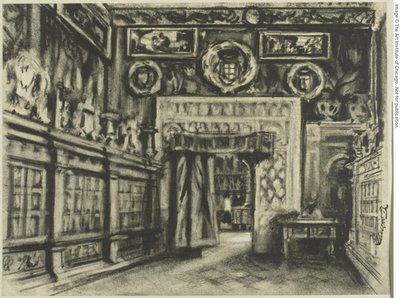 Bölüm Evi, Toledo Katedrali by Joseph Pennell