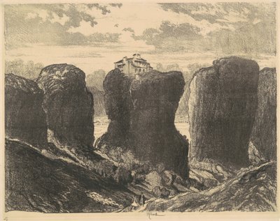 Trinity Kayalıkları, 1913. by Joseph Pennell