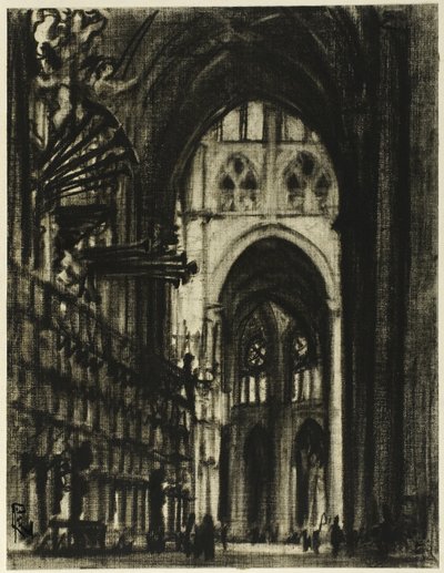 Yaldızlı Organ Boruları by Joseph Pennell