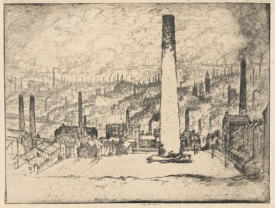 Büyük Baca, Bradford by Joseph Pennell
