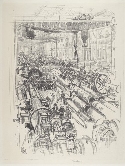 Silah Dükkanı by Joseph Pennell