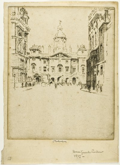 At Muhafızları by Joseph Pennell