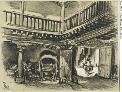 Cervantes Hanı, Toledo by Joseph Pennell