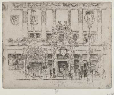 Enstitü, Piccadilly by Joseph Pennell