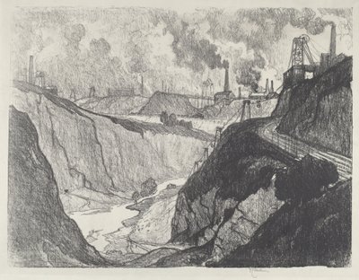 Demir Madeni, 1916. by Joseph Pennell