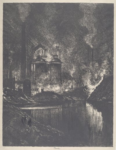 Ateş Gölü, Charleroi by Joseph Pennell