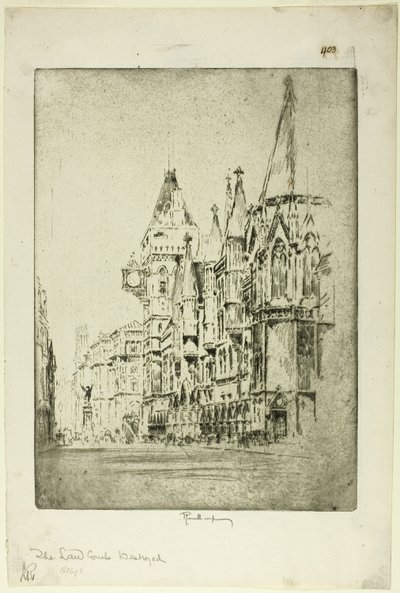Hukuk Mahkemeleri by Joseph Pennell