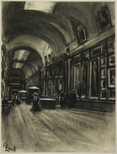 Uzun Galeri, Prado by Joseph Pennell
